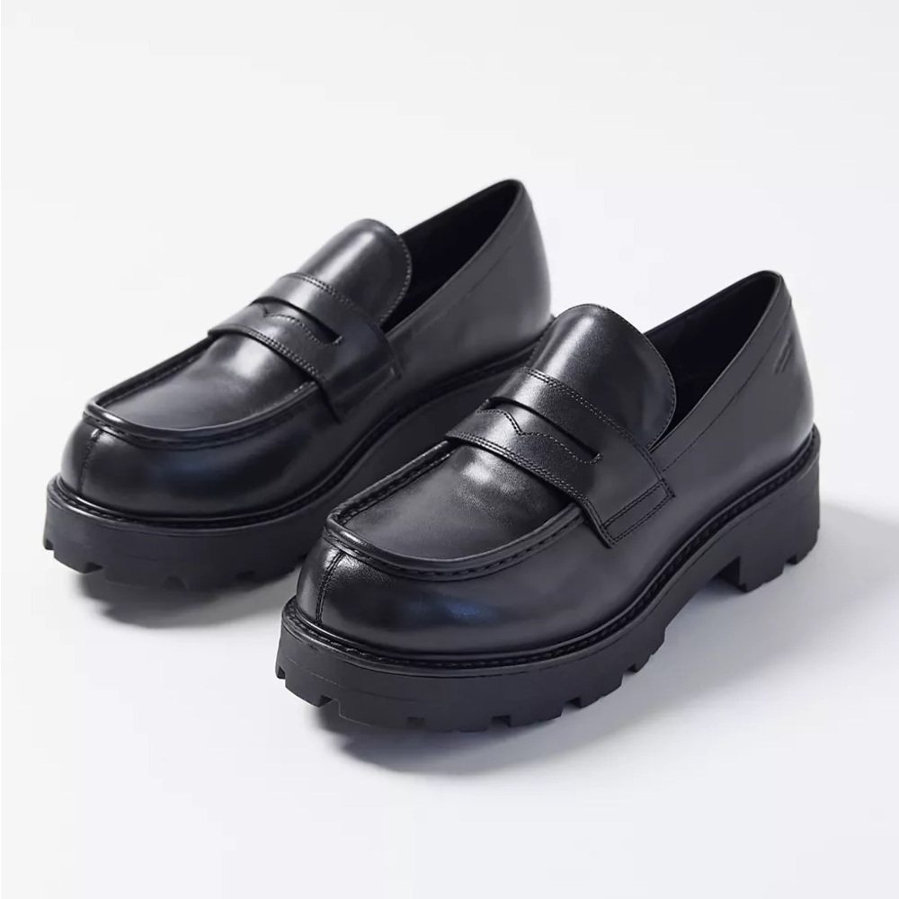 Vagabond Cosmo 2.0 Black Chunky Loafers - NWOB
